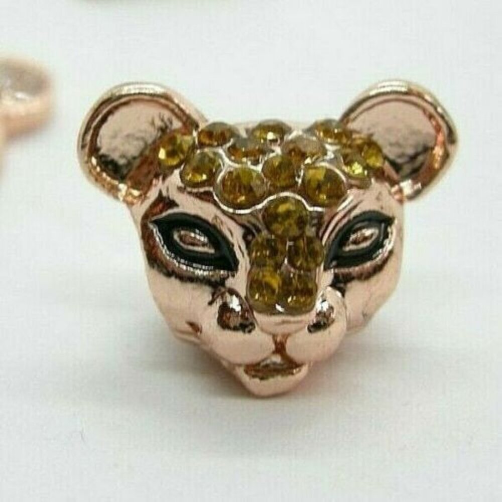 Rose gold Simba lion king slider charm